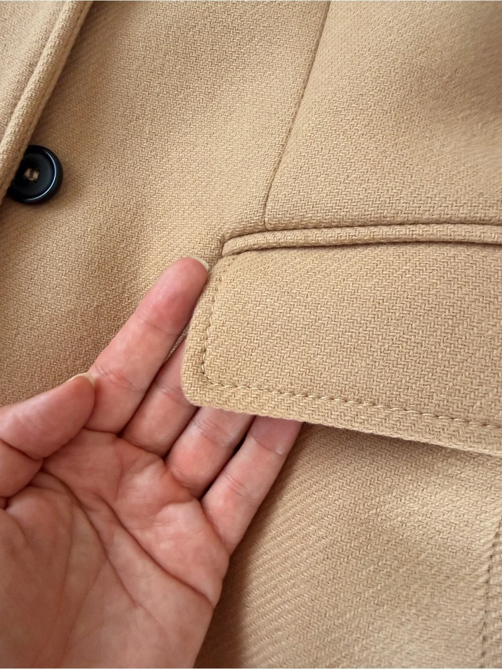 Zara Manteco Wool Coat